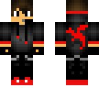 cute red dragon gamer guy