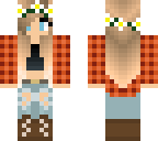 derp chin flannel girl
