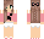 edit of pink creeper girl