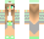 edited cute girl green