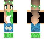 green scarf