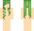 lime hair with ponytails base