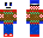 masked x-mas sweater slime