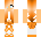 orange casual tomboy