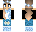 pale blue scarf