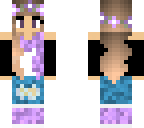 purple scarf