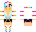 rainbow girl