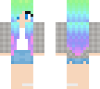 rainbow girl