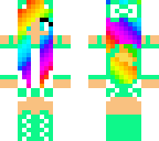 rainbow hair