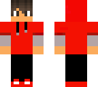 red hoodie boy