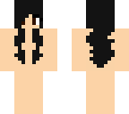 skin hair base black