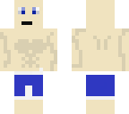 swimming baldman