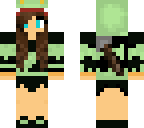 unge skin with brown hair