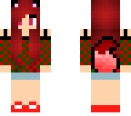 xmas girl fox