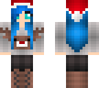 blue hair christmas