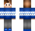 blue winter boy skin
