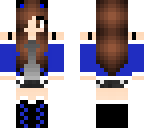blue wolf girl