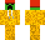 creeper goldcamo beanie