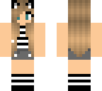 cute striped girl