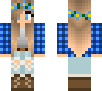 edited flannel girl