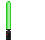 flat light saber green