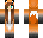 girl teen fox onesie