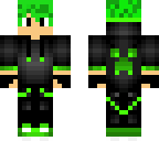 green haired cool guy