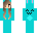 kawaii blue bunny girl