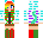kawaii christmas tiger girl