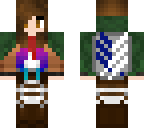 my attack on titan skin edited now with scarf