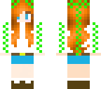 nature ginger girl