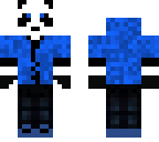 panda - blue