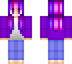 purple hair girl