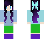 purple haired girl