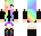 rainbow girl