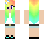 rainbow girl