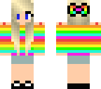 rainbow girl