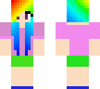 rainbow girl
