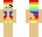 rainbow hair base