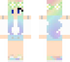 rainbow haired girl