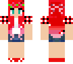 red ombre flower crown girl