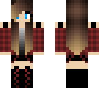red plaid girl
