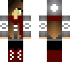 red winter girl