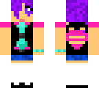 vest girl with jean shorts