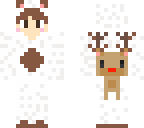 white reindeer