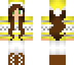 winter golden carrot girl