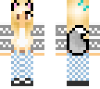 blonde girl wolf