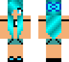 blue beach girl
