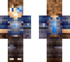 blue cyborg