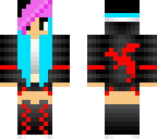 blue haired girl